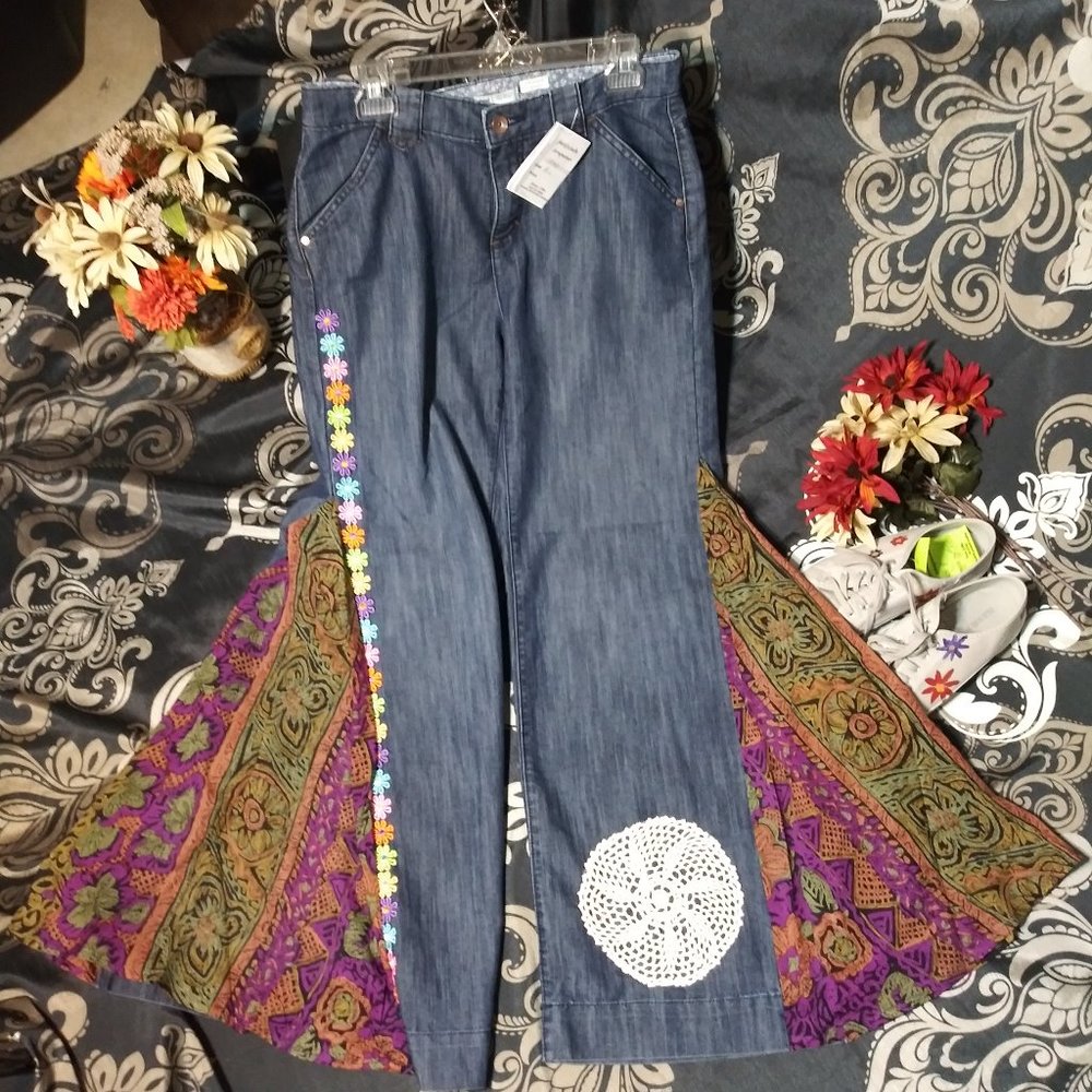 370 jeaniemade Size 8 Lee Jeans Bell-Bottoms